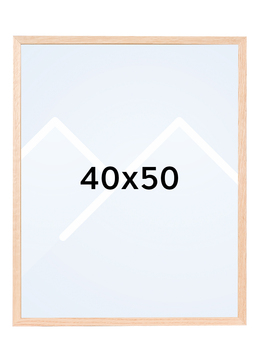 TR Nordmarka Bilderamme - Lys Eik, 40x50