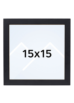 TR Nordmarka Bilderamme - Svart, 15x15