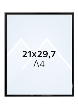 Focus Lily Bilderamme. - Svart, 21x29.7 (A4)