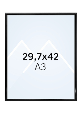 Focus Lily Bilderamme. - Svart, 29.7x42 (A3)