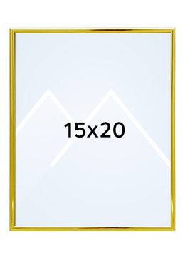 Focus Lily Bilderamme. - Gull, 15x20