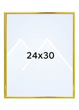 Focus Lily Bilderamme. - Gull, 24x30