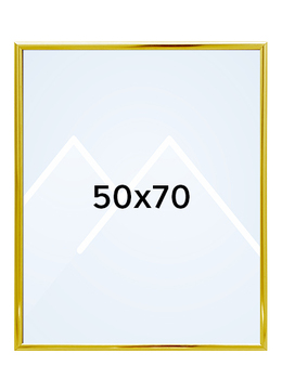 Focus Lily Bilderamme. - Gull, 50x70