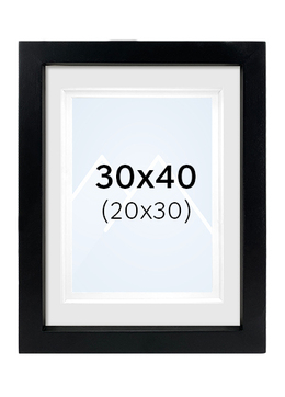 Focus Dahlia Bilderamme - Svart, 20x30, 30x40