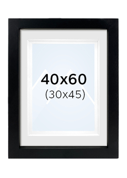 Focus Dahlia Bilderamme - Svart, 30x45, 40x60