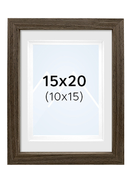 Focus Dahlia Bilderamme - Valnøtt, 10x15, 15x20