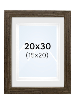 Focus Dahlia Bilderamme - Valnøtt, 15x20, 20x30
