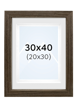Focus Dahlia Bilderamme - Valnøtt, 20x30, 30x40