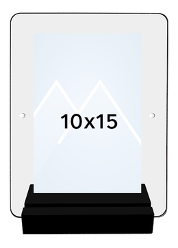 Focus Akryl Bildeholder - Svart, 10x15