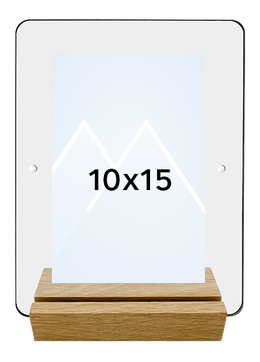 Focus Akryl Bildeholder - Oak, 10x15