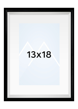 Focus Aster Box Bilderamme - Svart, 13x18, 20x30
