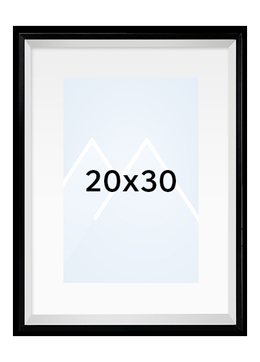 Focus Aster Box Bilderamme - Svart, 20x30, 30x40