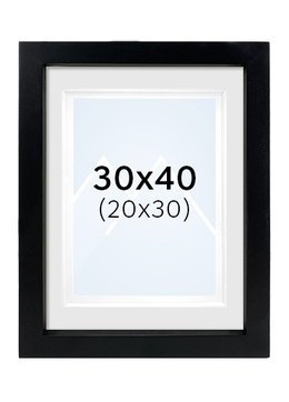 Focus Dahlia UV Bilderamme - Svart, 20x30, 30x40