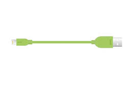 iMedia Sinox USB-Lightning Kabel 1 Meter Grønn