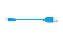 iMedia Sinox USB-Lightning Kabel 1 Meter Blå