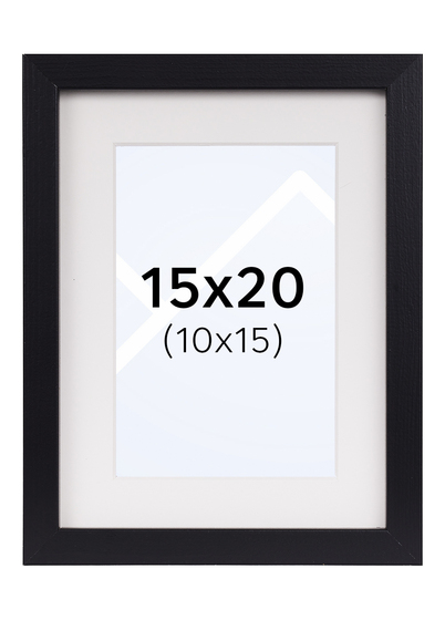 Focus Vivaldi Bilderamme - Svart, 10x15, 15x20