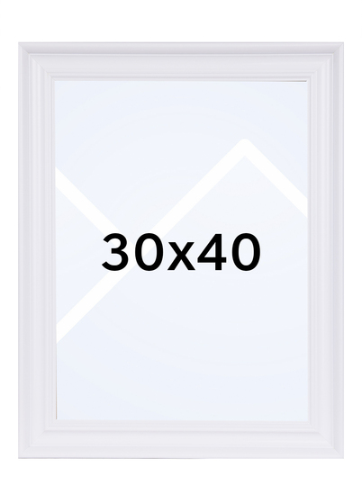 Focus Charleston Bilderamme - Hvit, 30x40