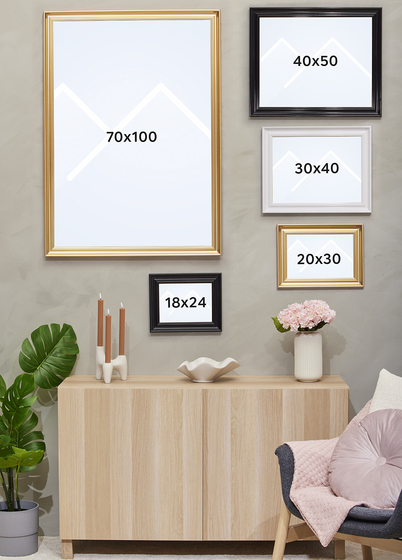 Focus Charleston Bilderamme - Svart, 20x30