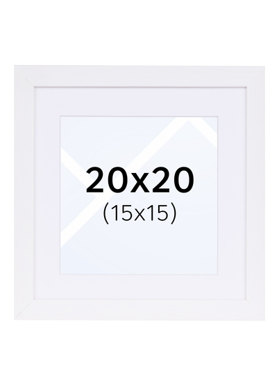 TR Reykjavik Bilderamme - Hvit, 15x15, 20x20