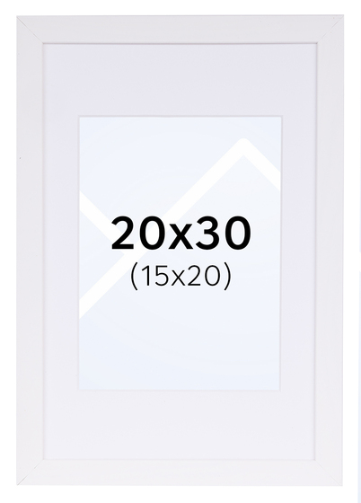 TR Reykjavik Bilderamme - Hvit, 15x20, 20x30