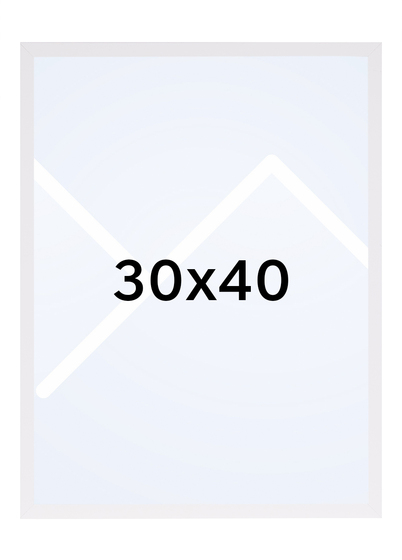 Focus Soul Plexi Bilderamme - Hvit, 30x40