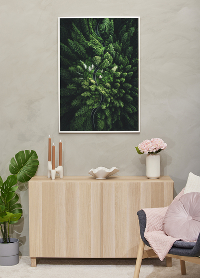 Focus Soul Plexi Bilderamme - Hvit, 70x100