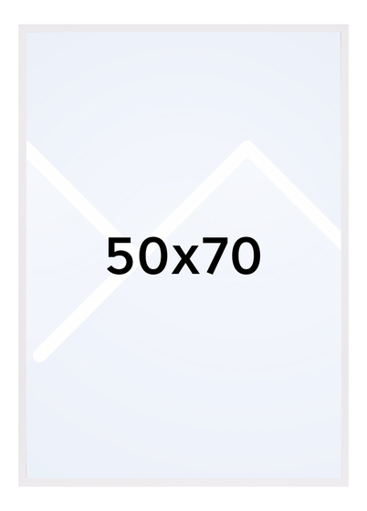 Focus Soul Plexi Bilderamme - Hvit, 50x70