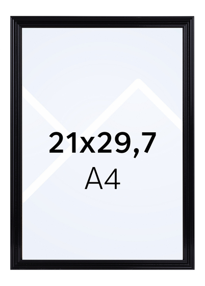 Focus Verona Bilderamme - Svart, 21x29.7 (A4)