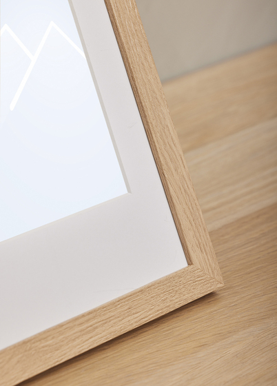 TR Reykjavik Bilderamme - Lys Eik, 10x15, 10x15