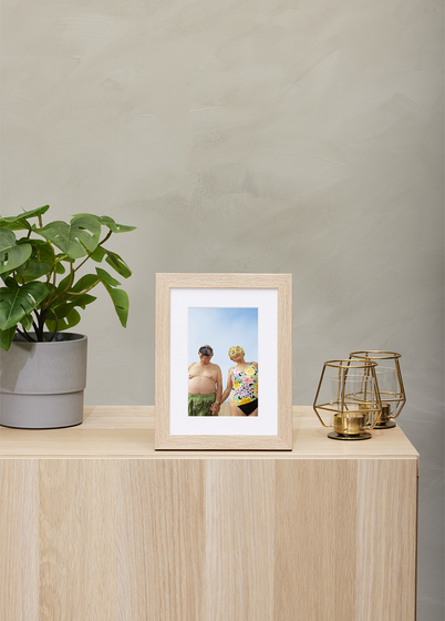 TR Reykjavik Bilderamme - Lys Eik, 10x15, 15x20