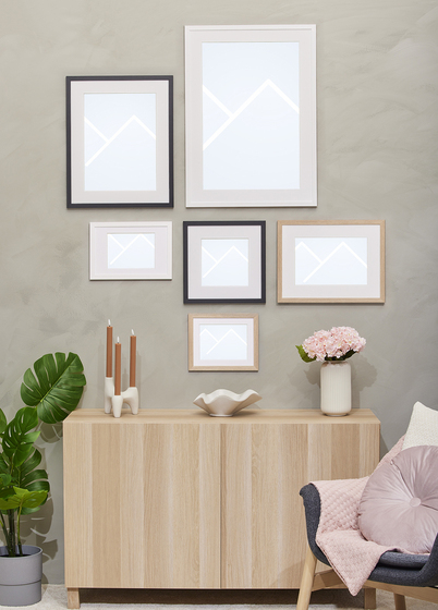 TR Reykjavik Bilderamme - Lys Eik, 15x15, 20x20