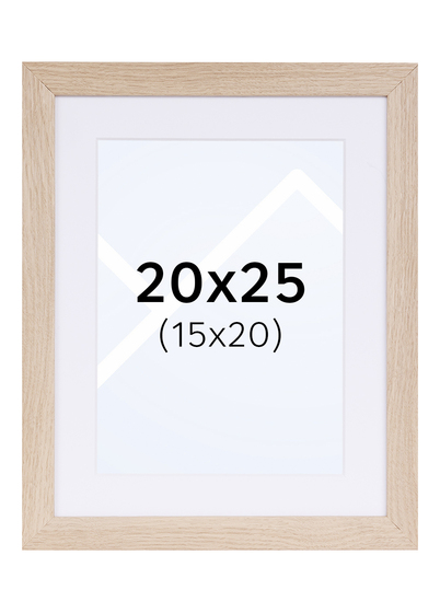 TR Reykjavik Bilderamme - Lys Eik, 15x20, 20x25