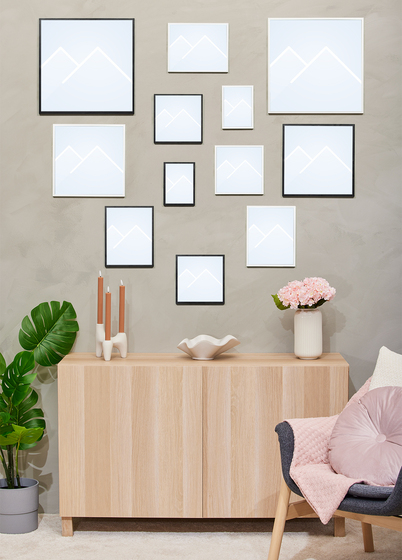 Innova Airframe Bilderamme - Hvit, 30x30