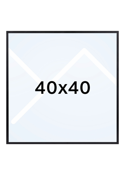 Innova Airframe Bilderamme - Svart, 40x40