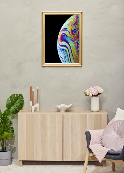 Focus Charleston Bilderamme - Gull, 50x70