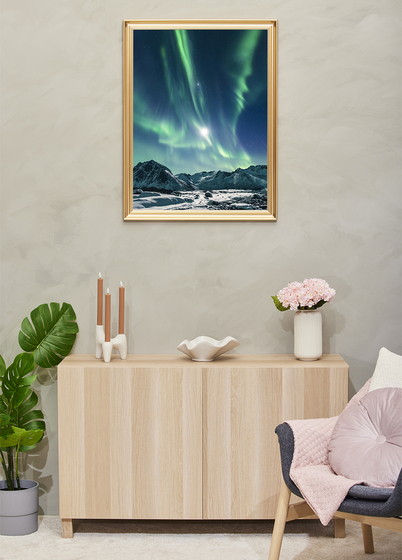 Focus Charleston Bilderamme - Gull, 60x80