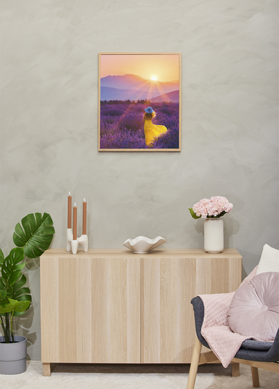 Focus Soul Plexi Bilderamme - Lys Eik, 50x60