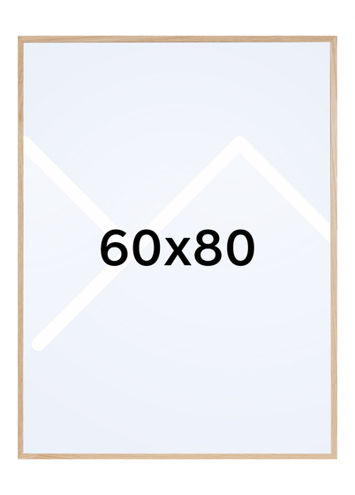 Focus Soul Plexi Bilderamme - Lys Eik, 60x80