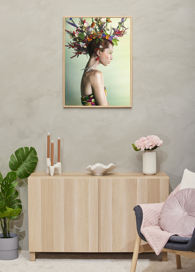 Focus Soul Plexi Bilderamme - Lys Eik, 60x80