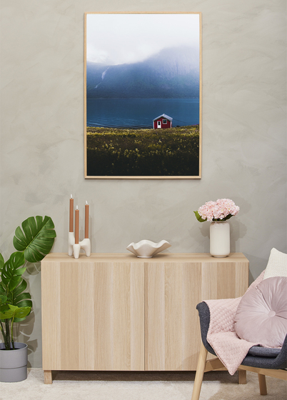 Focus Soul Plexi Bilderamme - Lys Eik, 70x100