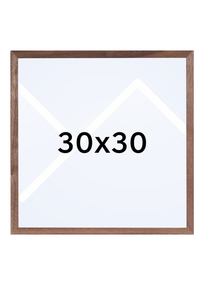 Focus Soul Bilderamme - Valnøtt, 30x30