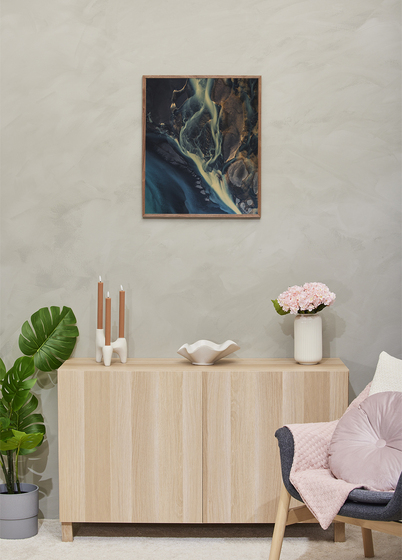 Focus Soul Plexi Bilderamme - Valnøtt, 50x60