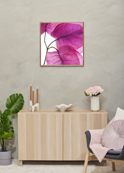 Focus Soul Plexi Bilderamme - Valnøtt, 60x60