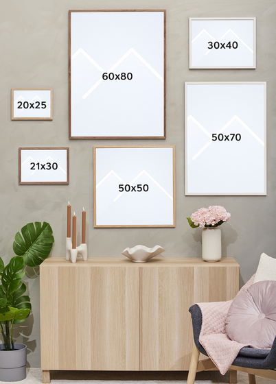 Focus Soul Plexi Bilderamme - Valnøtt, 60x80