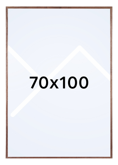 Focus Soul Plexi Bilderamme - Valnøtt, 70x100