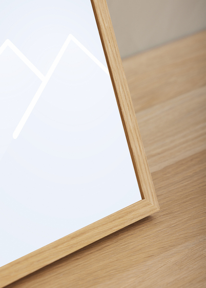 Focus Soul Plexi Bilderamme - Lys Eik, 30x40