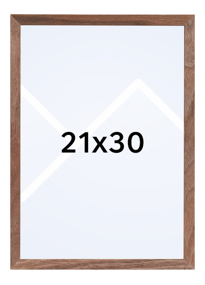 Focus Soul Plexi Bilderamme - Valnøtt, 21x30