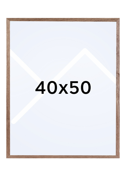 Focus Soul Plexi Bilderamme - Valnøtt, 40x50