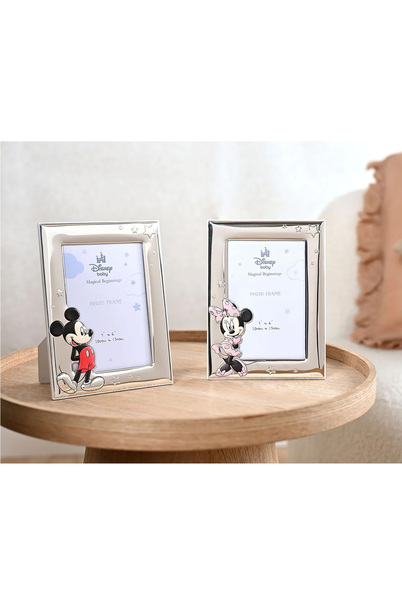 Disney Minnie Mus Bilderamme - Sølv, 10x15