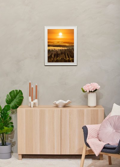 Focus Charleston Bilderamme - Hvit, 40x50